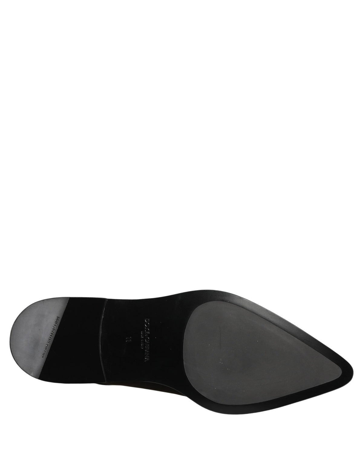 Dolce & Gabbana Men's Calf Leather Derby Lace-Up Shoes - Black