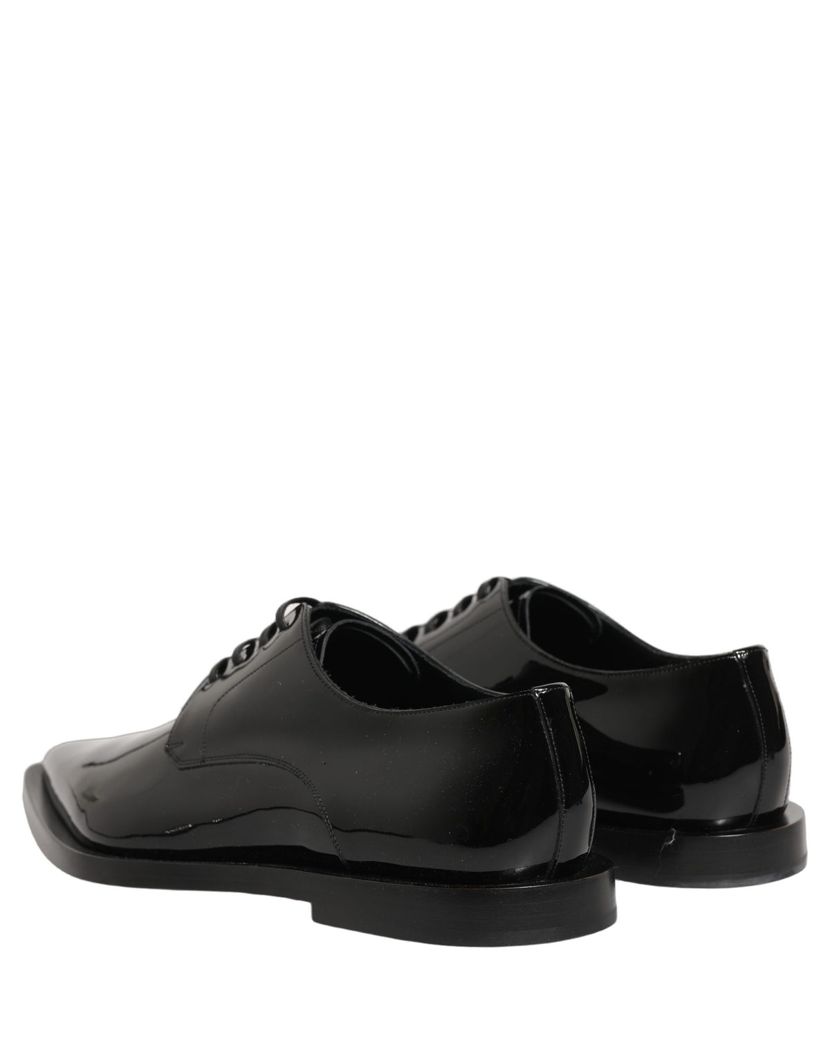 Dolce & Gabbana Men's Calf Leather Derby Lace-Up Shoes - Black