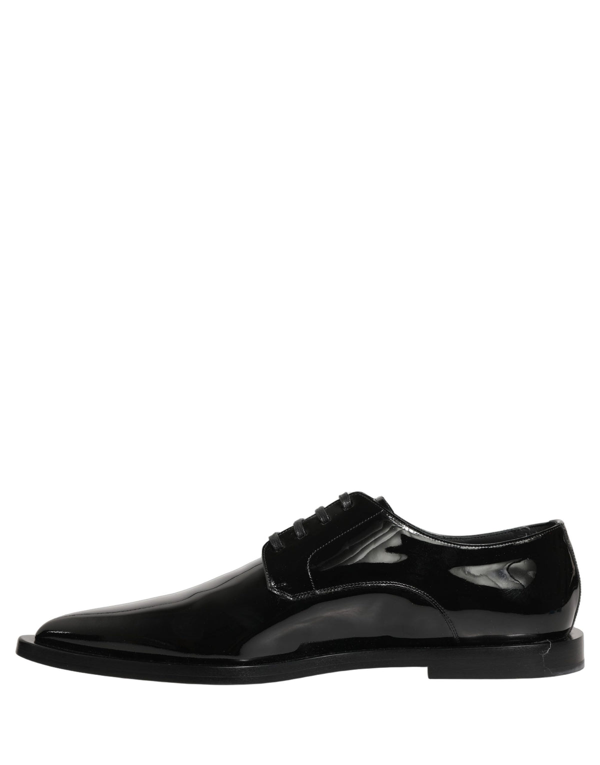 Dolce & Gabbana Men's Calf Leather Derby Lace-Up Shoes - Black