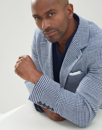 Brunello Cucinelli Blue Linen Blazer