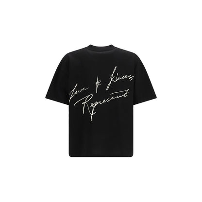 Represent Black Cotton T-Shirt