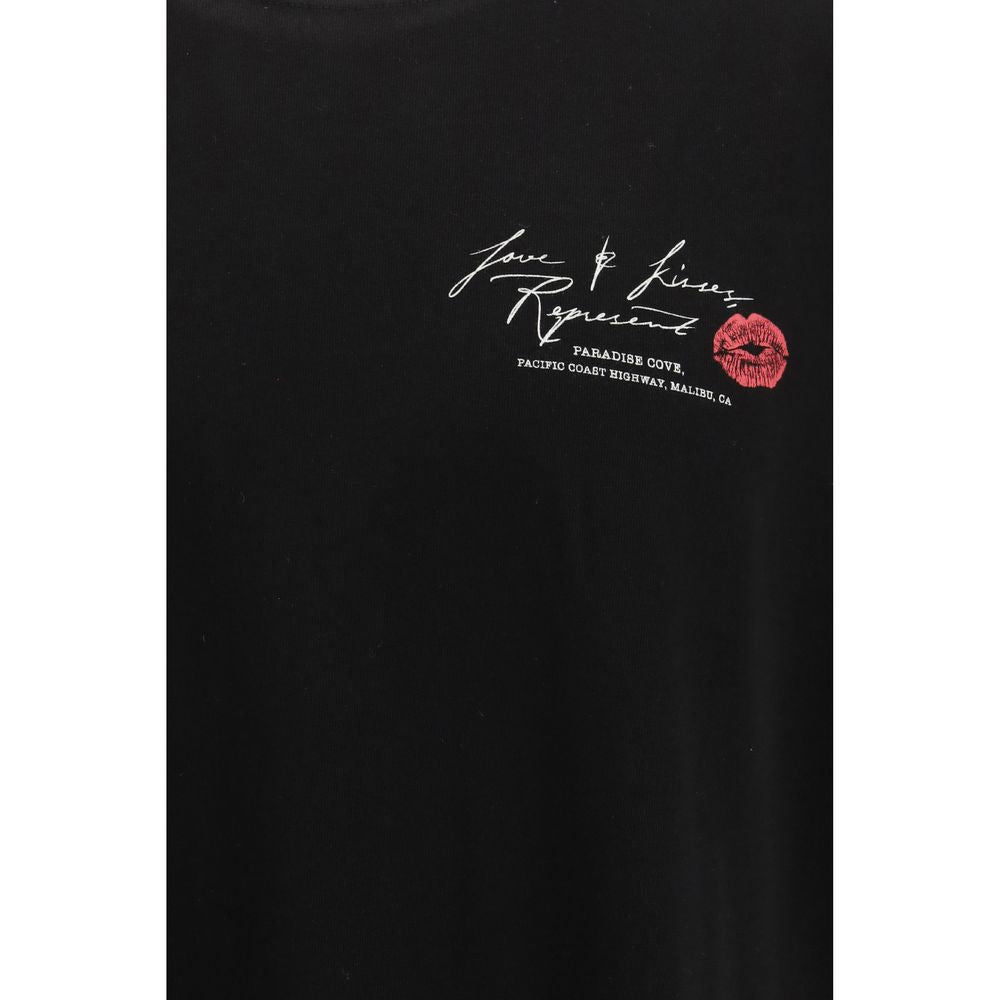 Represent Black Cotton T-Shirt