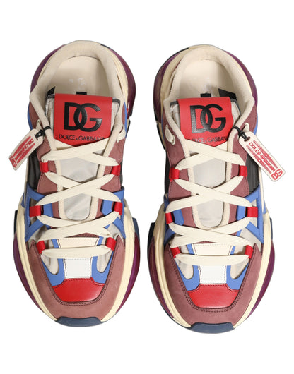 Dolce & Gabbana Multicolor Low Top Airmaster Sneakers Shoes