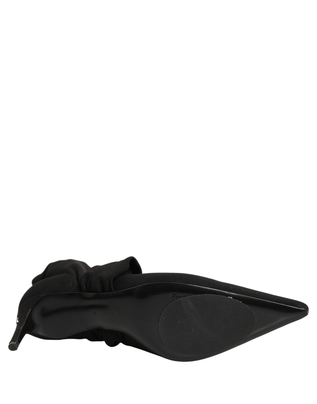 Dolce & Gabbana Women's Goat Nappa Leather Nylon & Viscose High-Heel Ankle Boots - Black