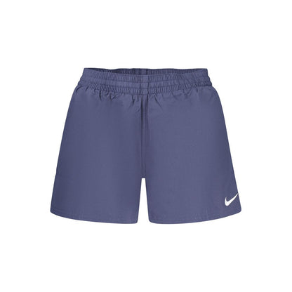Swim Shorts by Nike for men in polyester blue & signature showcases a captivating silhouette, expertly capturing the sophisticated essence of the captivating Men's Polyester Swim Shorts design for a premium poolside look.