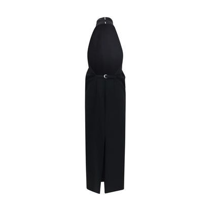 Khaite Black Polyester Cocktail Dress