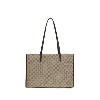 Gucci Beige Fabric Handbag