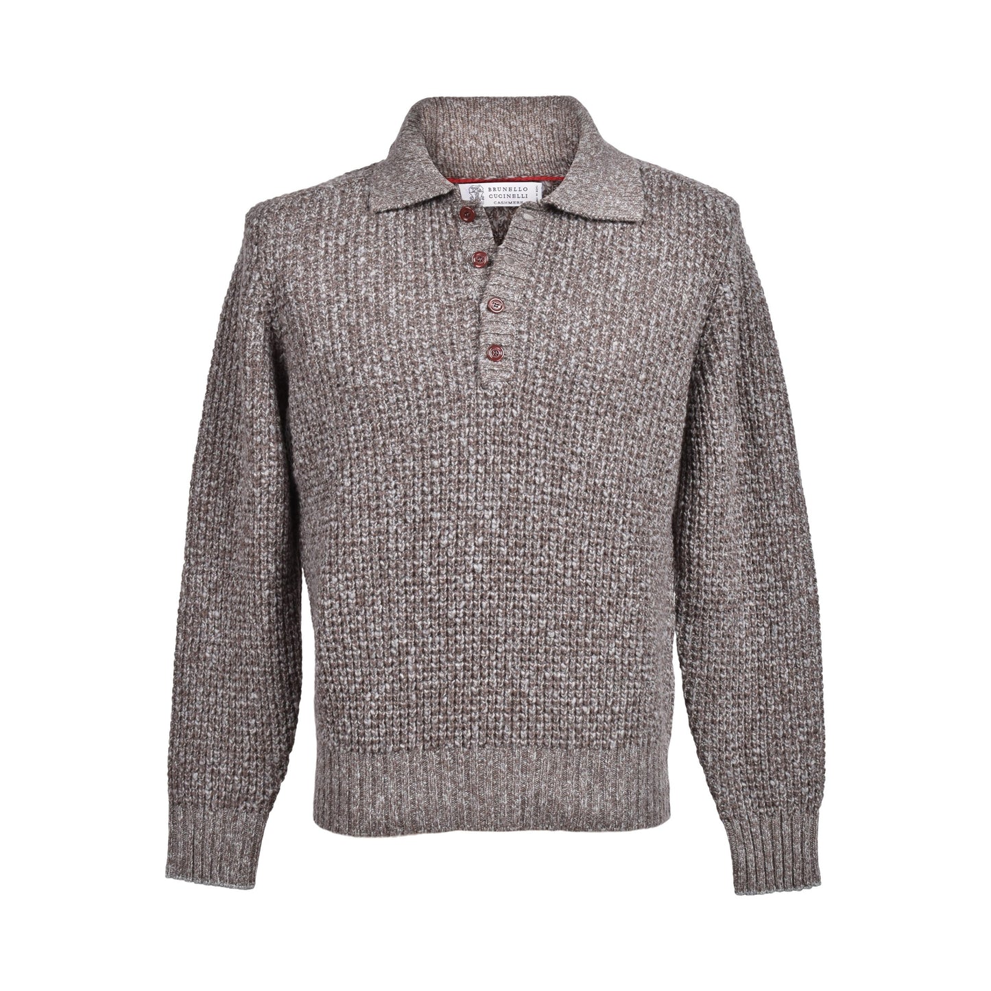 Brunello Cucinelli Brown Elastane Sweatshirt