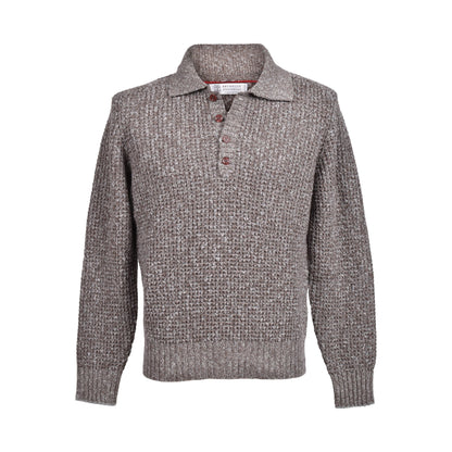 Brunello Cucinelli Brown Elastane Sweatshirt