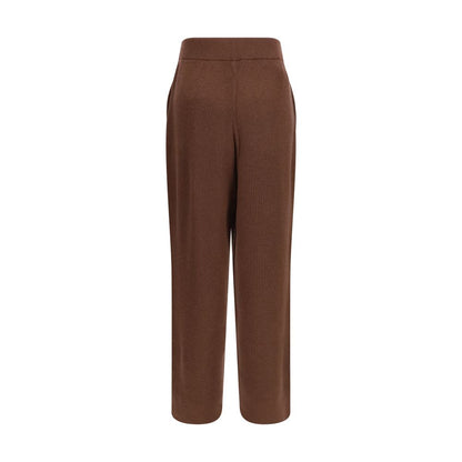 Brunello Cucinelli Brown Cashmere Casual Pants
