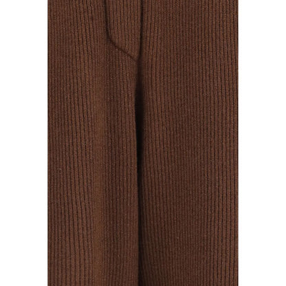 Brunello Cucinelli Brown Cashmere Casual Pants