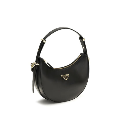 Prada Black Calf Leather Bos Taurus Backet Bag