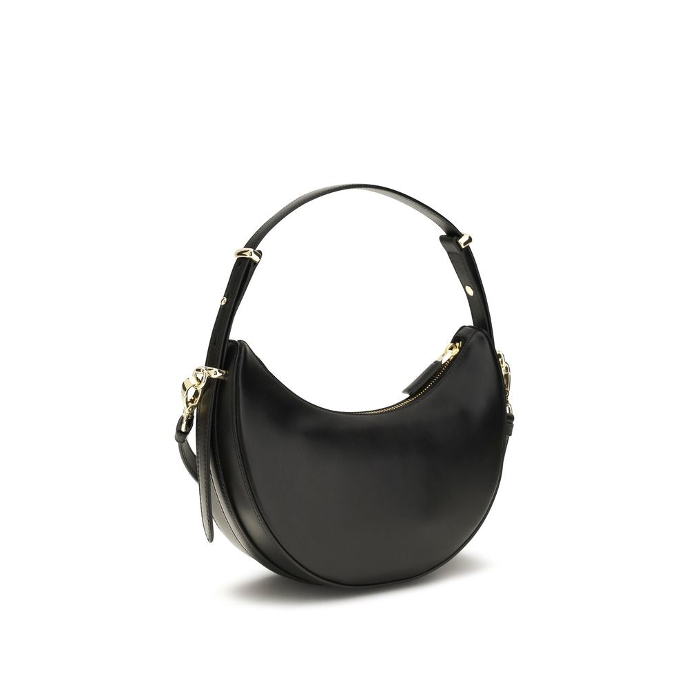 Prada Black Calf Leather Bos Taurus Backet Bag