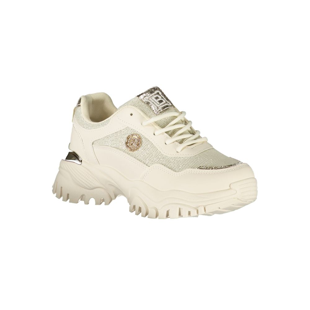 Athletic Sneakers Laura Biagiotti women polyester & polyurethane beige featuring a avant-garde Essence Women's Athletic Polyester & Polyurethane Sneakers design with a avant-garde athletic style for a refined finish.