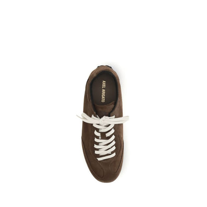Axel Arigato Brown Calf Leather Bos Taurus Low Top Sneakers