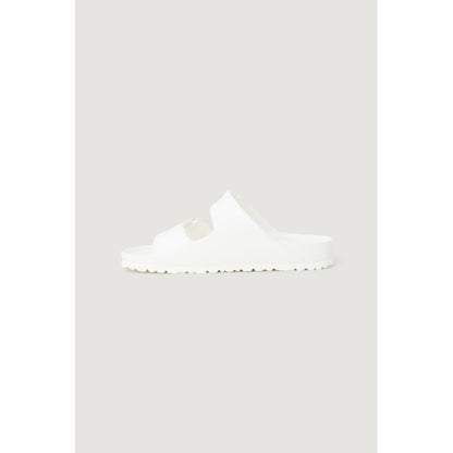 Birkenstock White Plastic Flat Sandals