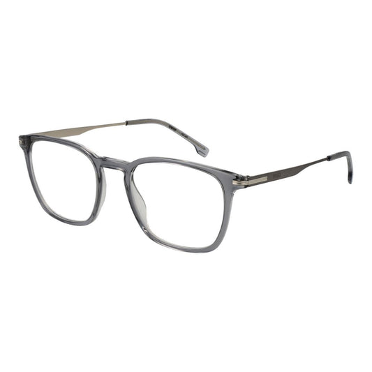 Eyeglasses Frames by Hugo Boss for men in acetate gray features an refined silhouette, showcasing the refined gray coloured frame and sophisticated full-frame frame design.