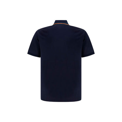 Gucci Blue Cotton Polo Shirt
