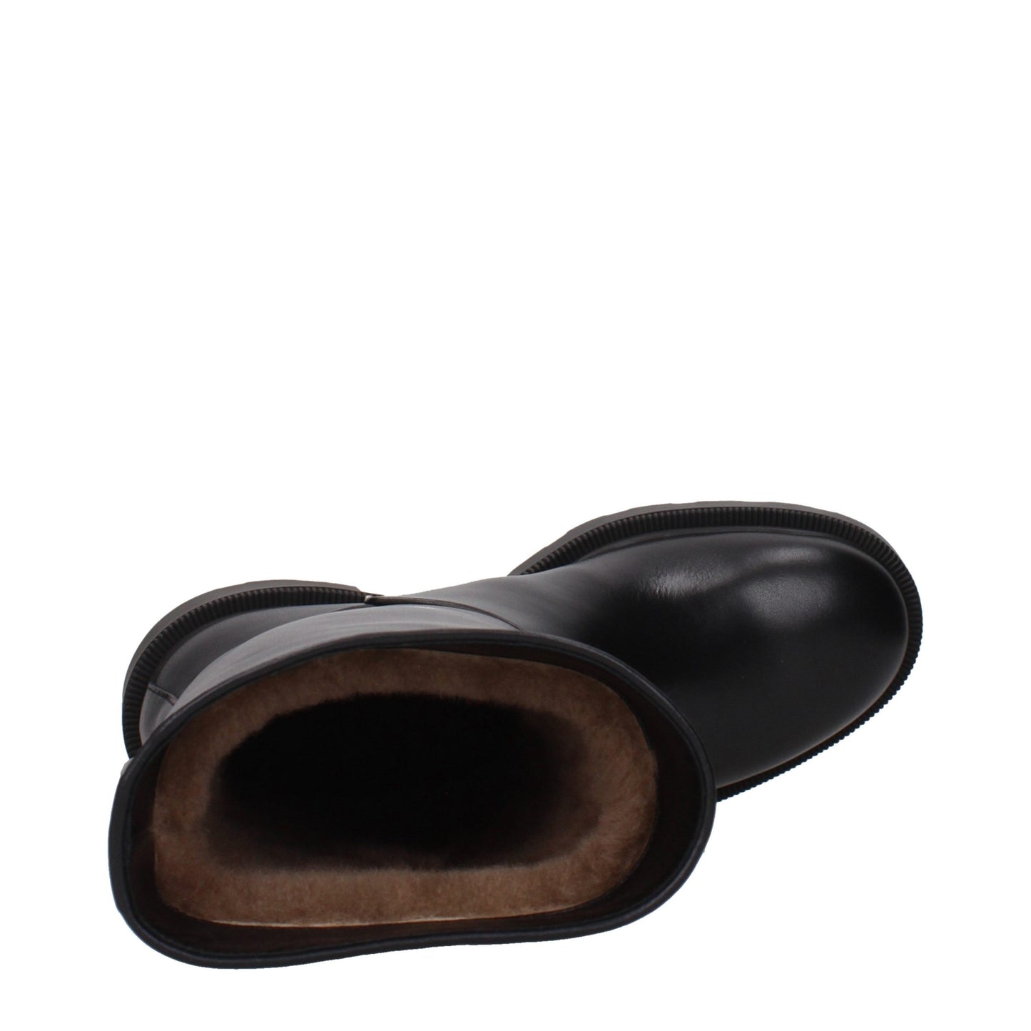 The Row Black Leather Boots