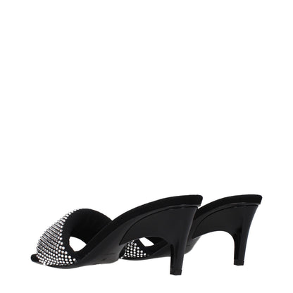 Prada Black Fabric Stiletto Heel Sandals