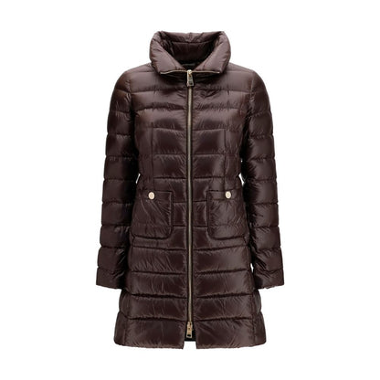 Herno Brown Polyamide Full-Length Jacket