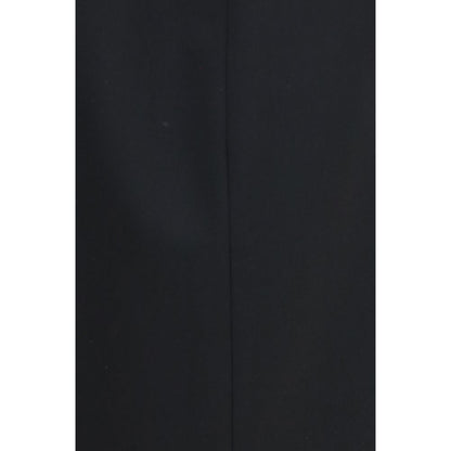 The Row Black Silk Long Skirt