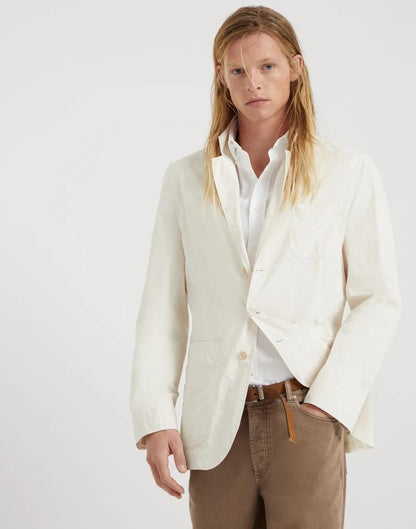 Brunello Cucinelli Bicolor Polyester Blazer