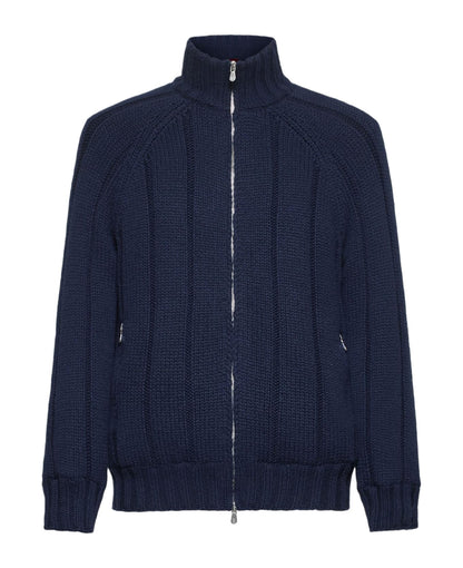 Brunello Cucinelli Blue Cashmere Jacket
