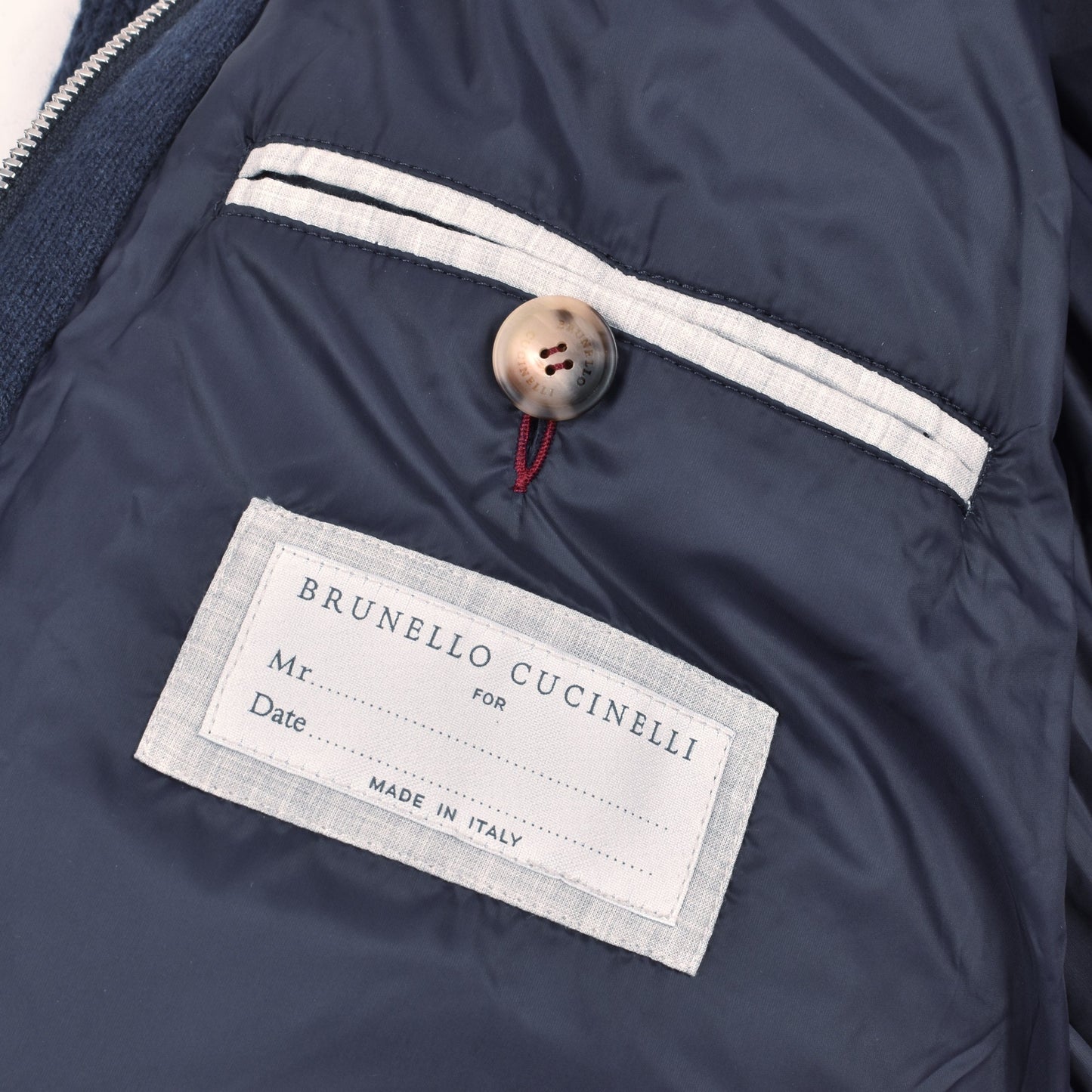Brunello Cucinelli Blue Cashmere Jacket