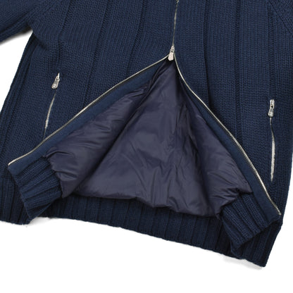 Brunello Cucinelli Blue Cashmere Jacket