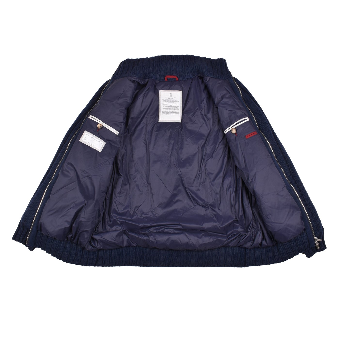 Brunello Cucinelli Blue Cashmere Jacket