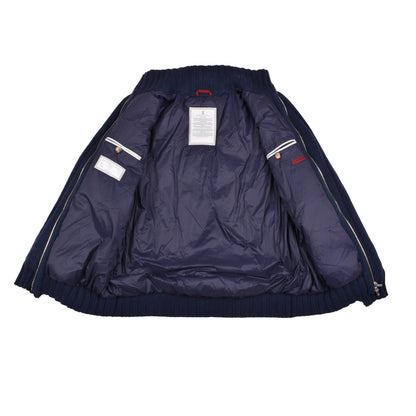 Brunello Cucinelli Blue Cashmere Jacket