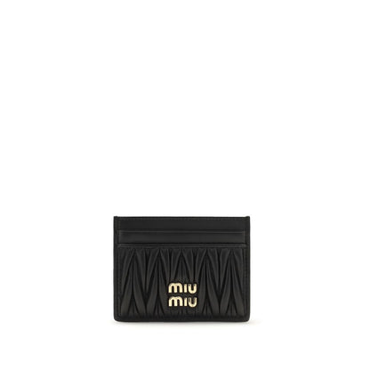 Miu Miu Black Lamb Ovis Aries Aries Wallet