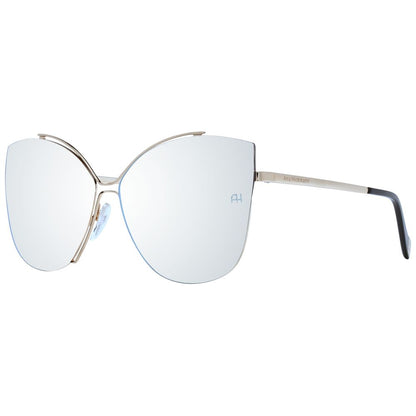 Ana Hickmann Gold Acetate Sunglasses
