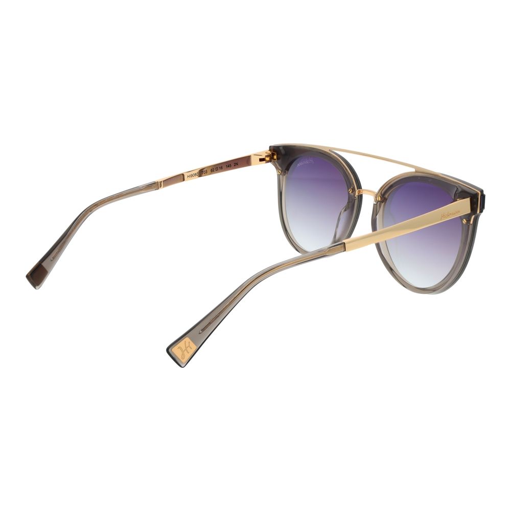 Ana Hickmann Brown Metal Sunglasses