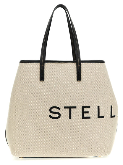 Stella McCartney Beige Cotton Tote Bag