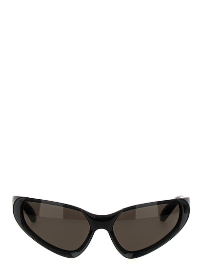 Balenciaga Black Nylon Sunglasses