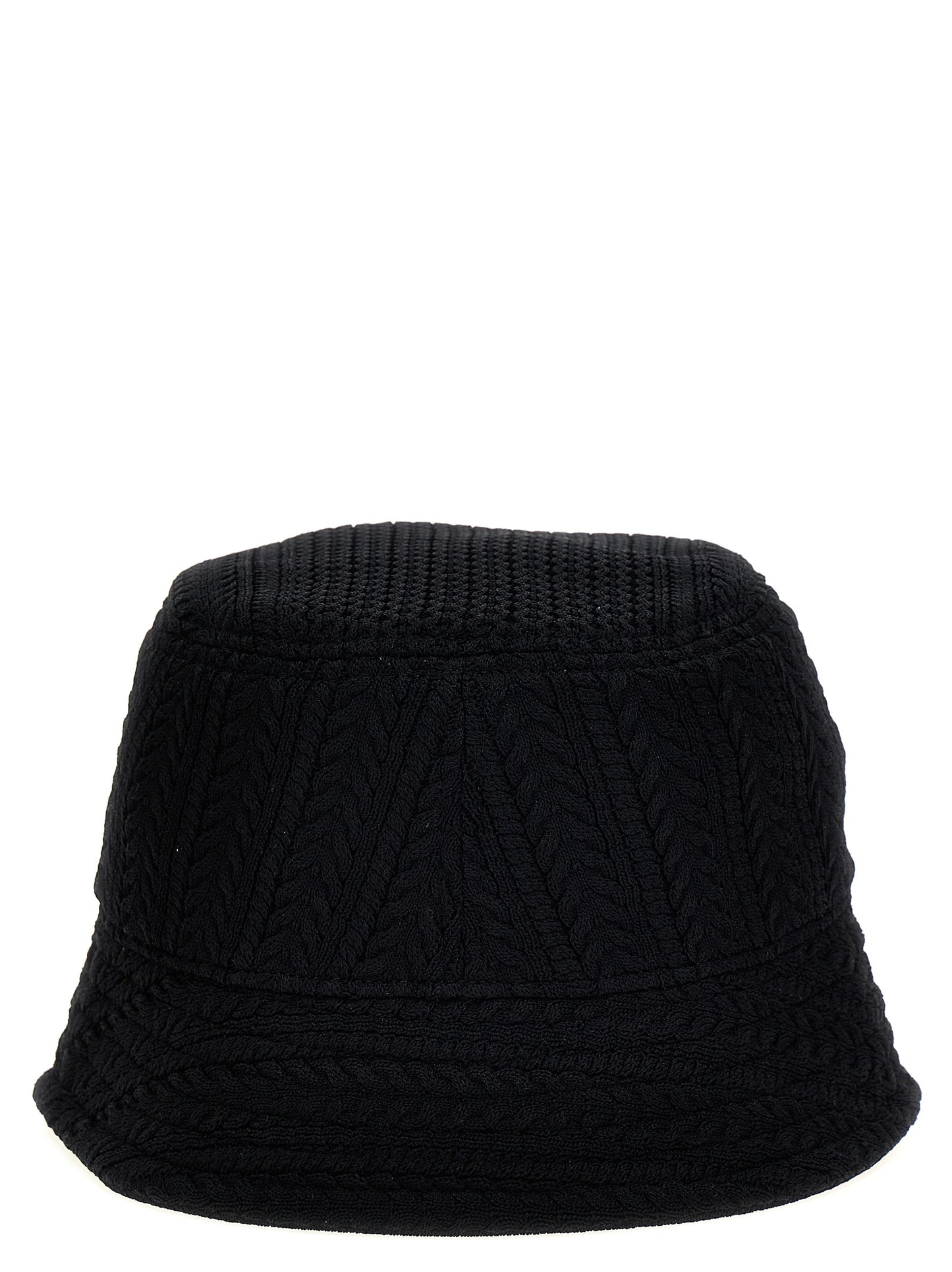 Jacquemus Black Viscose Bucket Hat