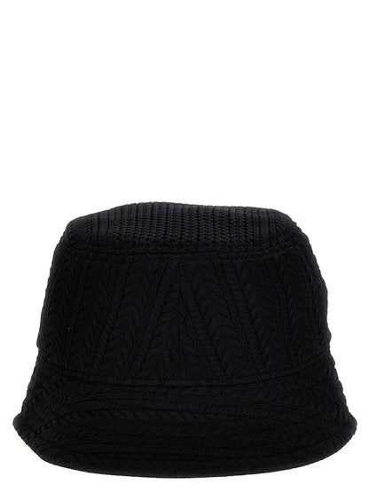 Jacquemus Black Viscose Bucket Hat