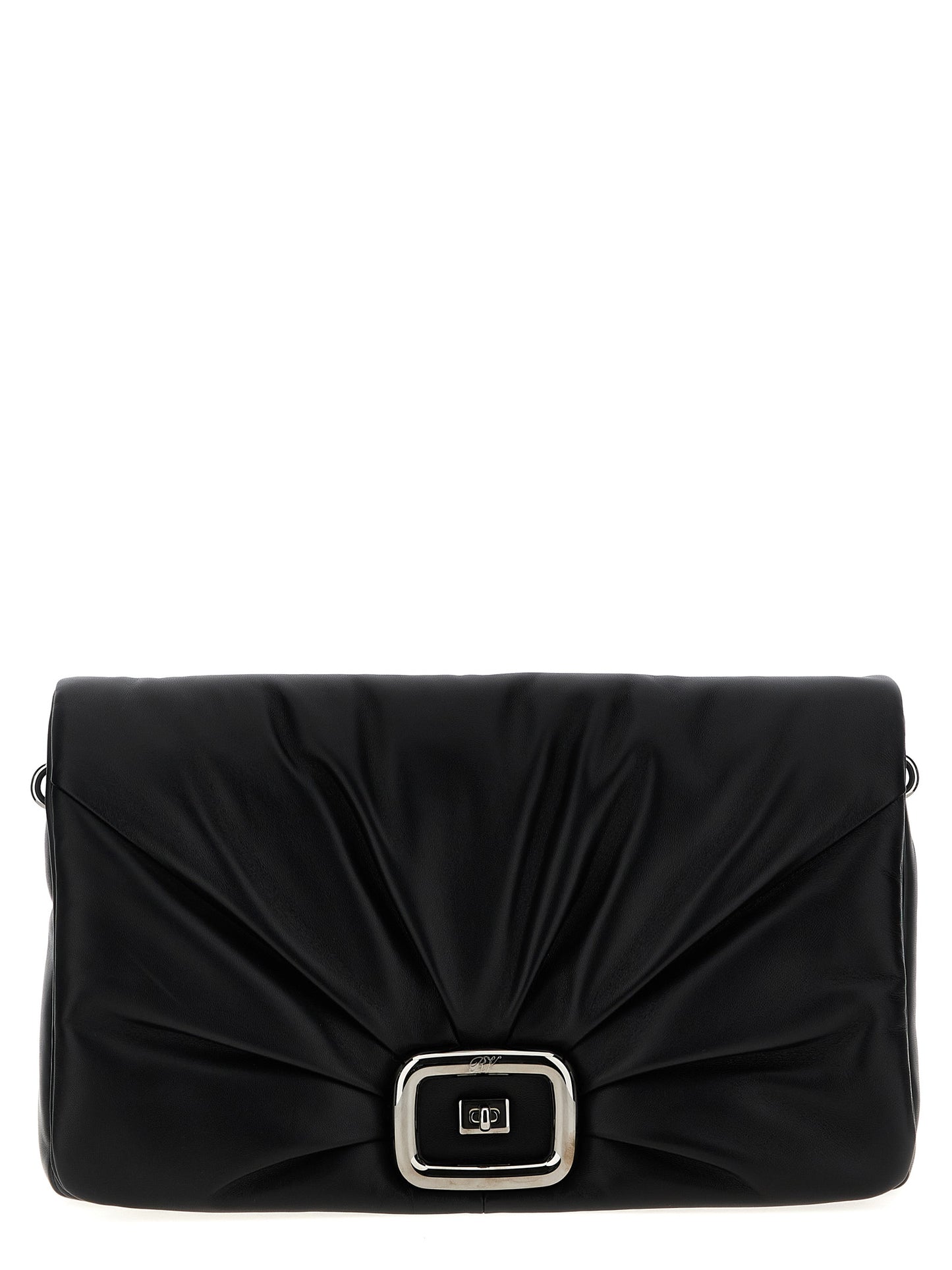 Roger Vivier Black Leather Shoulder Bag
