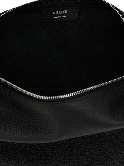 Khaite Black Calfskin Shoulder Bag