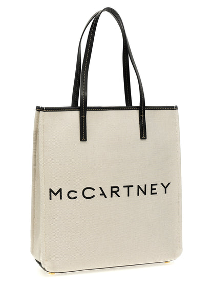 Stella McCartney Beige Cotton Tote Bag