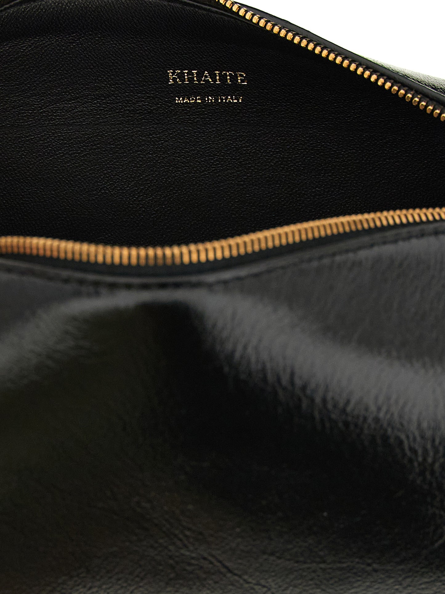 Khaite Black Calfskin Crossbody Bag