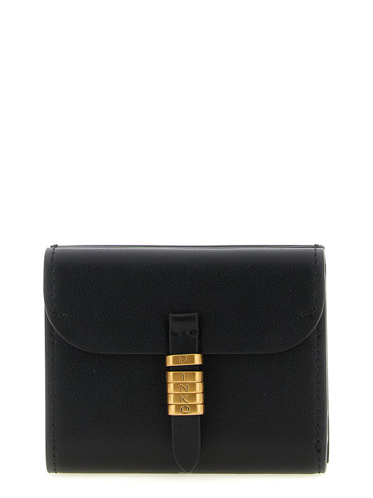 PINKO Black Cowhide Cardholder