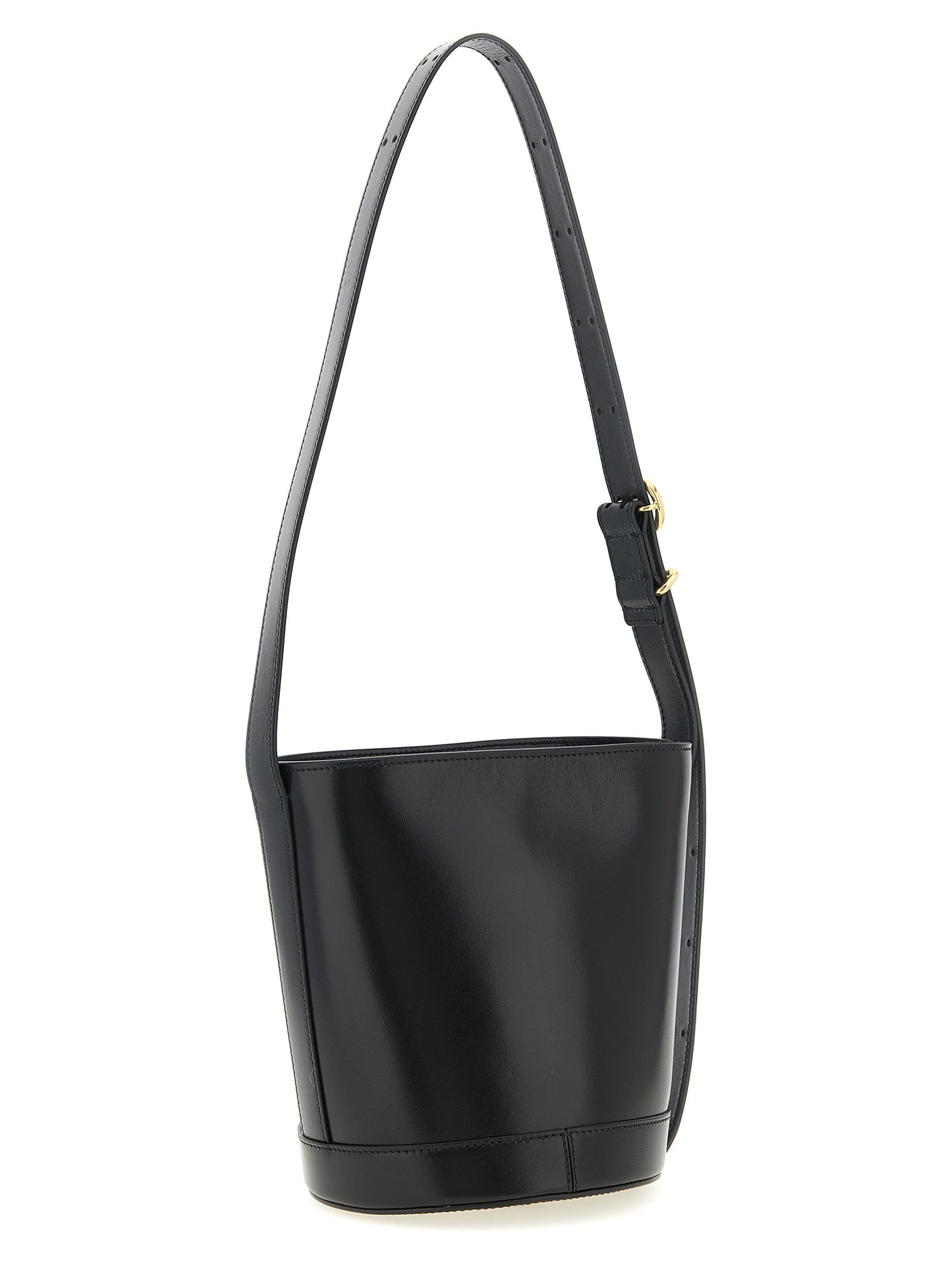 Jil Sander Black Calfskin Shoulder Bag