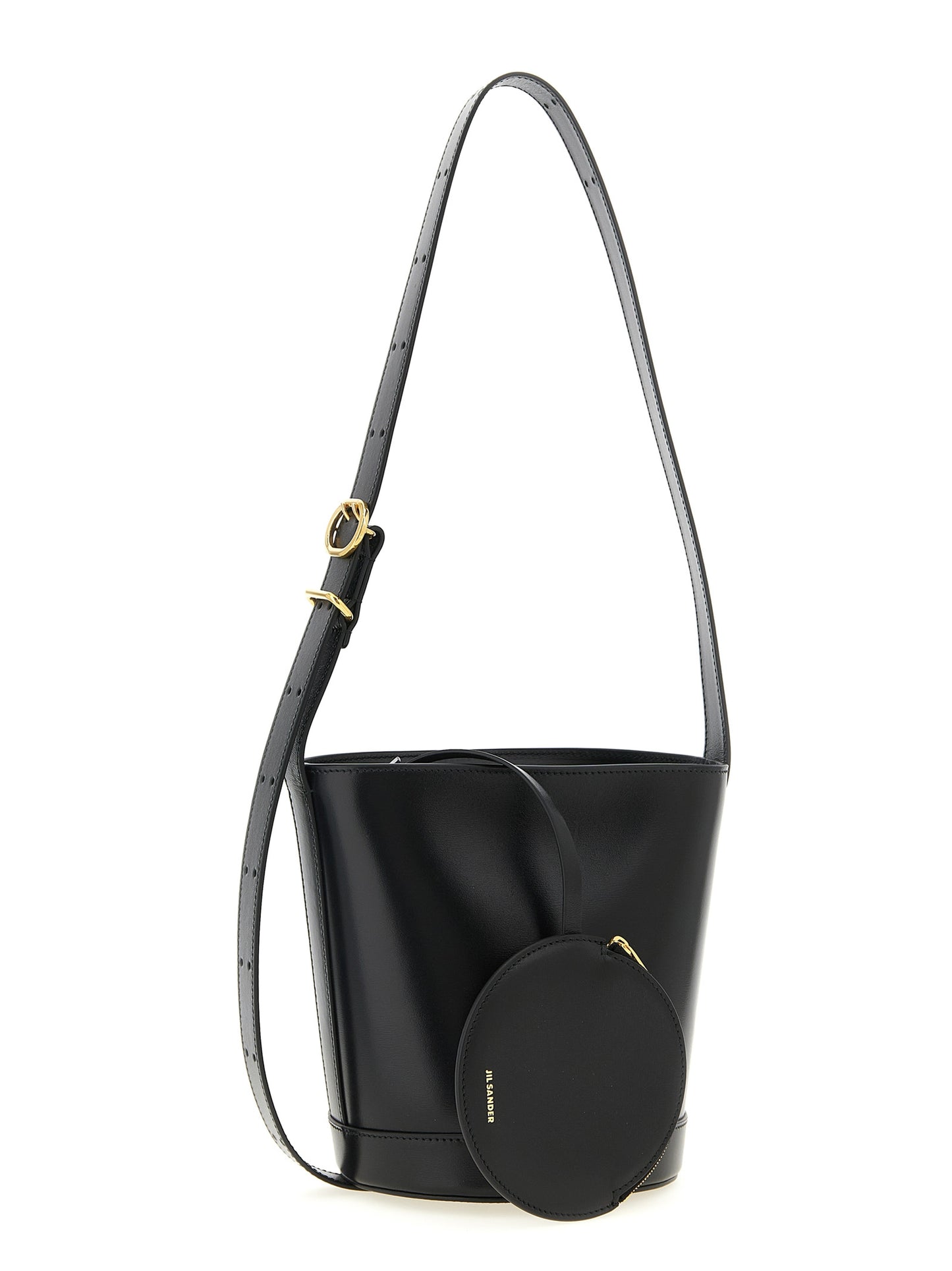 Jil Sander Black Calfskin Shoulder Bag