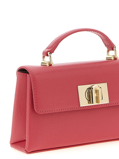 Furla Fuchsia Calfskin Crossbody Bag
