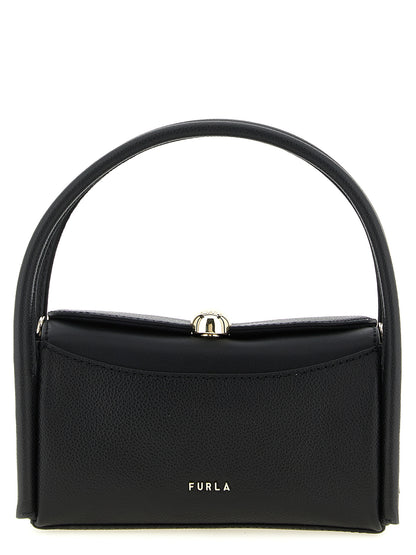 Furla Black Calfskin Handbag