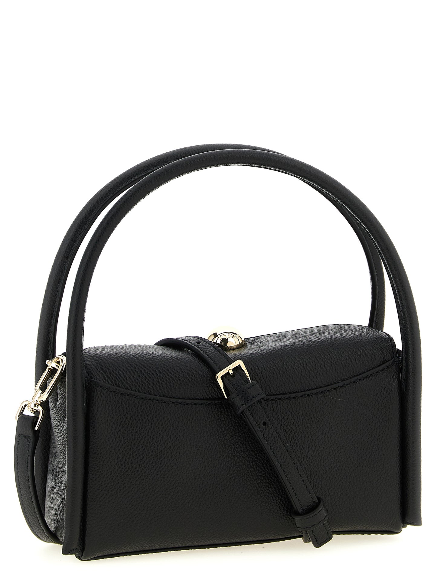 Furla Black Calfskin Handbag