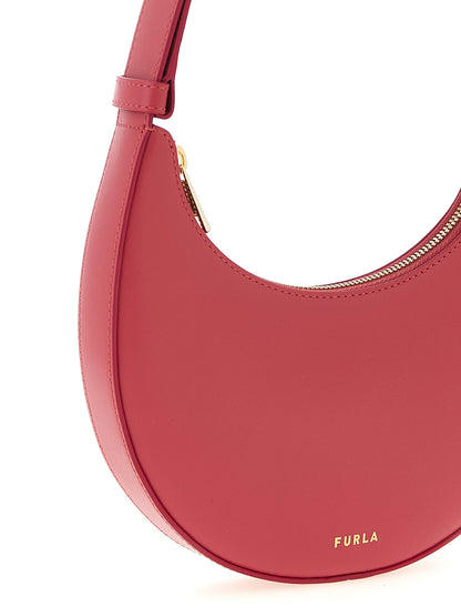 Furla Fuchsia Calfskin Shoulder Bag